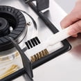 thumbnail image 4 of 1pc Kitchen Gas Range Cleaning Brush, Multi-purpose Kitchen Cleaning Scrub Brush, Deep Gas Stove Brass Wire Brushes, 4 of 4