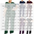 thumbnail image 3 of Cagogo Women Plus Size 2 Piece Set Casual Summer Cruise Outfits Loose Short Sleeve Crew Neck Tops Comfy Pants Matching Lounge Sets Tracksuits Travel Airport Clothes, Navy 5XL, 3 of 6