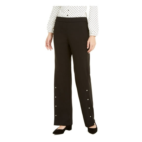 Alfani Womens Riveted Wide Leg Dress Pants