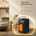 thumbnail image 5 of HOMCOM Space Heater for Indoor Use, 1500W Fast Heating Portable Electric Heater with Thermostat, 3 Modes, Remote, 12h Timer for Bedroom Desktop, 5 of 10