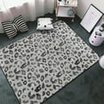 thumbnail image 3 of Wild Animal Leopard Print Shaggy Area Rug, Rugs for Living Room Bedroom Non Slip Door Mat Indoor Carpet Machine Washable Nursery Home Decor Floor Mats for Entryway 60x39in-#, 3 of 5