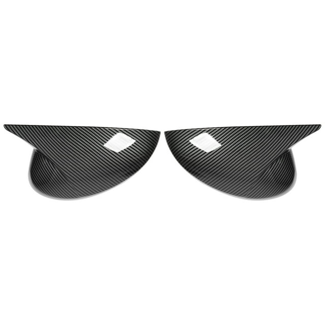 Oubit Rear View Mirror Housing,2pcs Carbon Fiber Style Side Door Mirror Guard Wing Mirror Cover Breakthrough Technology