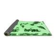 thumbnail image 2 of Ahgly Company Indoor Rectangle Abstract Emerald Green Modern Area Rugs, 2' x 3', 2 of 4