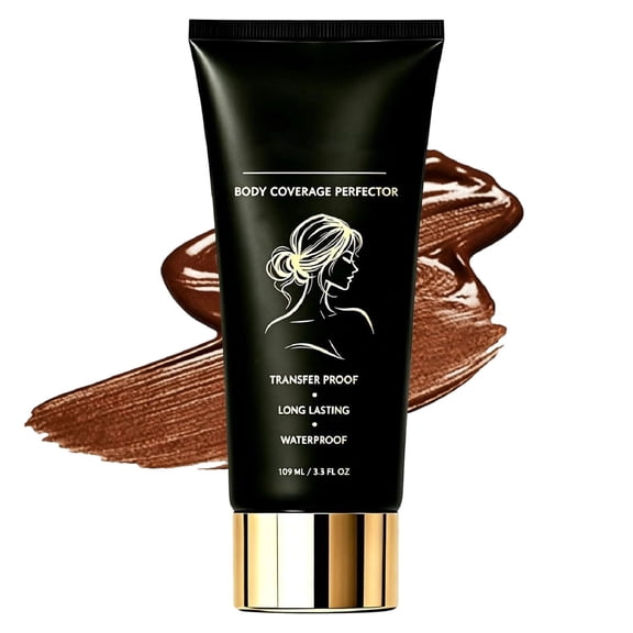 Kokovifyves Natural Finish Body Coverage Cream, Smudge Resistant Low Transfer Leg Makeup for Even Skin Tone, 109ml