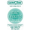 6 Pack - GeriCare Iron Supplement 325 mg Strength Tablet, 1000 ea