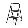 thumbnail image 1 of Escalera plegable Costway 2 peldaños metal Portátil antideslizante 265 KG 47 x 39 x 71 cm, 1 of 9