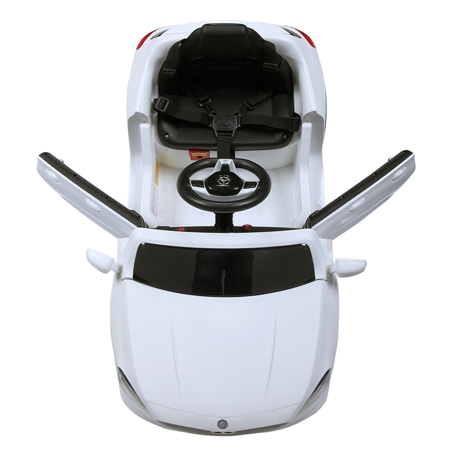 CIPACHO Licensed Mercedes Benz AMG, Electric Vehicle for Children 3-6, 6V Ride on Car with Parental Remote Control, MP3 Player Headlights, White