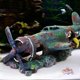 thumbnail image 2 of Fighter Fish Tank Decoration Resin Crafts Wreckage Hide Cave For Fish Shrimp Aquarium Landscaping Ornaments He Qiyong unisex, 2 of 2