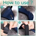 thumbnail image 4 of Every Pet Pañales reutilizables con 3 pañales de repuesto, pañales para menstruación, bragas sanitarias ajustables (1 pieza negra, extragrande), 4 of 5