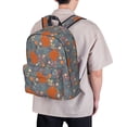 thumbnail image 5 of Goofa Floral Squirrel Printed Backpack,Laptop Backpack,Durable Anti-Theft Travel Work Backpack,Water-resistant Backpack, 5 of 9