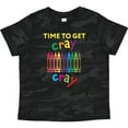 thumbnail image 3 of Inktastic Time to Get Cray Cray Crayons Humor Boys or Girls Toddler T-Shirt, 3 of 5