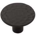 thumbnail image 1 of P94500H-BL-C Bouton Rond d'Artisanat de Marteau Noir, 1 of 1