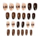 thumbnail image 1 of Uñas postizas Uñas postizas brillantes Uñas cuadradas adhesivas Uñas de cobertura total Uñas adhesivas Uñas artificiales estáticas, 1 of 5