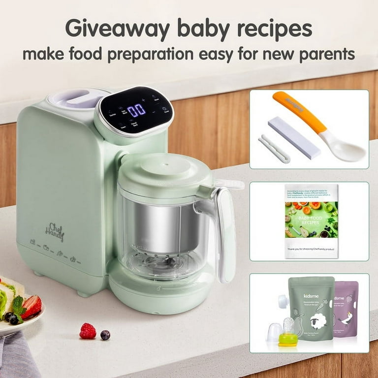 Dropship Baby Food Maker, Multi-Function Baby Food Processor, Steamer Puree  Blender, Auto Cooking & Grinding, Baby Food Warmer Mills Machine With Touch  Screen Control, Blue to Sell Online at a Lower Price