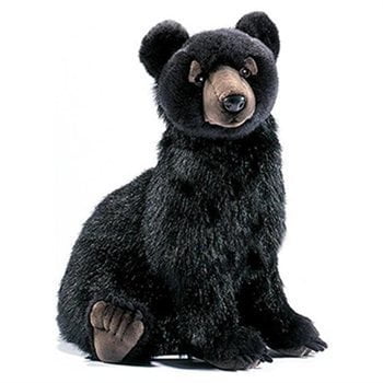 HANSA Bear Toutou en Peluche Noir