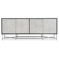 thumbnail image 5 of Bowery Hill Modern / Contemporary Fine Lines Wood Credenza in White, 5 of 7