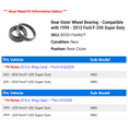 thumbnail image 2 of Rear Outer Wheel Bearing - Compatible with 1999 - 2012 Ford F-250 Super Duty 2000 2001 2002 2003 2004 2005 2006 2007 2008 2009 2010 2011, 2 of 2