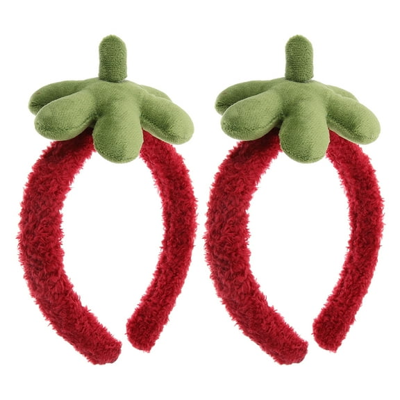WRITWAA 2Pcs Fruit Headband Hairband for Face Washing and Makeup Application