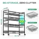 thumbnail image 3 of Carrito Organizador Cinati para Snacks de 29" con 4 Niveles y 10 Canastas con Ruedas, 3 of 7