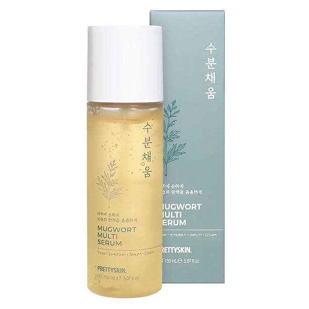 Sérum facial hidratante PRETTYSKIN con artemisa 150 ml 4 en 1