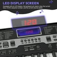 thumbnail image 5 of SUGIFT 61-Key Electric Keyboard Piano Beginners Piano Keyboard with LCD Display and 3 Learning Modes, 5 of 7