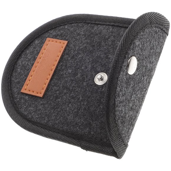 Milisten Estuche De Accesorios Para Guitarra Negro Para Guardar Púas Y Capo Con Fácil Apertura