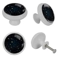 thumbnail image 4 of Constellation Fluorescent Drawer Pulls with Screws - Round 4-Pack - Glow-in-the-Dark Knobs - Suitable for Cabinets, Wardrobes, Dressers - Furniture Decor - Door Handles, Drawer Hardware, 4 of 6