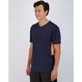 thumbnail image 2 of Real Essentials 5 Pack: Men’s V-Neck Dry-Fit Moisture Wicking Active Athletic Tech Performance T-Shirt, 2 of 7