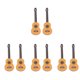 thumbnail image 1 of Adornos de cumpleaños con guitarra Decorar Adornos de madera Adornos de madera Figuras en miniatura Música, 1 of 6