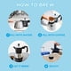 thumbnail image 2 of Cafetera para café espresso GROSCHE Milano Moka, 3 tazas, negra, 2 of 8