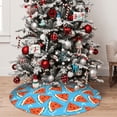 thumbnail image 5 of Picia Cartoon Watermelon Print Christmas Tree Skirt , Christmas Tree Skirt Ornaments for Merry Christmas Holiday Party Decorations Indoor Outdoor-48", 5 of 7