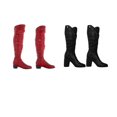 thumbnail image 1 of 1/6 Ata Para Arriba Las Botas Altas Hasta La Mitad Pantorrilla " De Acción Femeninas Del Cuerpo yotijar Figura de acción Zapatos Bota, 1 of 10