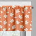 thumbnail image 5 of Ambesonne Maple Leaf Valance & Curtain, Autumn Fall Season Art, 55"x36", Burnt Sienna and Eggshell, 5 of 7