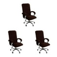 thumbnail image 1 of Guardoinrt 3x Beautifying Decoration Chair Cover Add Touch Of Elegance To Home Or Office Wear-resistant brown XL 3Set, 1 of 6
