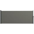 thumbnail image 1 of Outsunny 13' x 5' Retractable Side Awning, Garden Privacy Screen, Dark Grey, 1 of 9