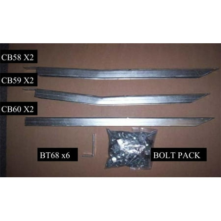 Owens Products 10-1178 OWE10-1178 11-16 COMPASS RUNNING BOARD BRACKETS Fits select: 2011-2018 JEEP COMPASS