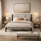 thumbnail image 3 of Cama matrimonial - Diseño Cactus color negro, 3 of 6