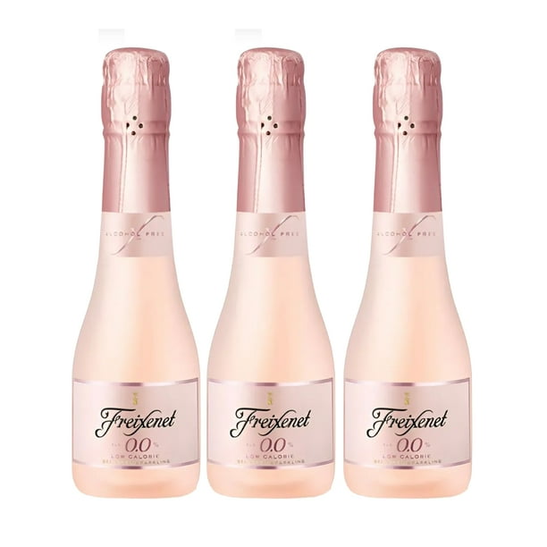 Tripack Vino Espumoso Freixenet Rosado Alcohol Free 200 Ml Freixenet Vino Espumoso