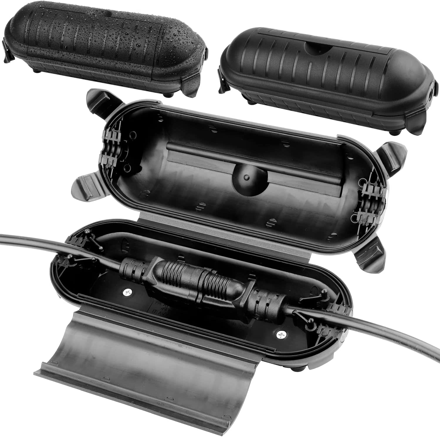 3 Pack Outdoor Extension Cord Safety Cover with Waterproof Seal