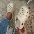 thumbnail image 3 of Rokment Womens Mens Clogs with Back Straps Wide Width Comfortable Quick Drying Closed Toe Orthopedic Walking Slip on Slippers Garden Shoes Barefoot Water Sandals for Beach Khaki Size 8.5, 3 of 7