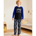 thumbnail image 3 of Fiodrimy Boys Pajamas Big Boys Long Sleeves and Pants Pajamas 2-Piece Boy Pjs Set Kids Sleepwear Lounge Clothes Size 8-14, 3 of 6