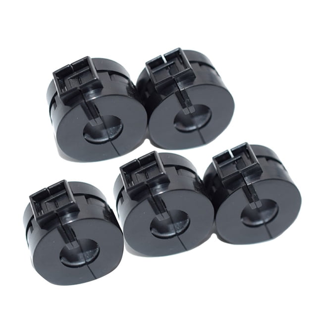 5pcs Ferrite Cores Ring-On RFI Emi Noise Reduction Filter Clip Audio Power Cable