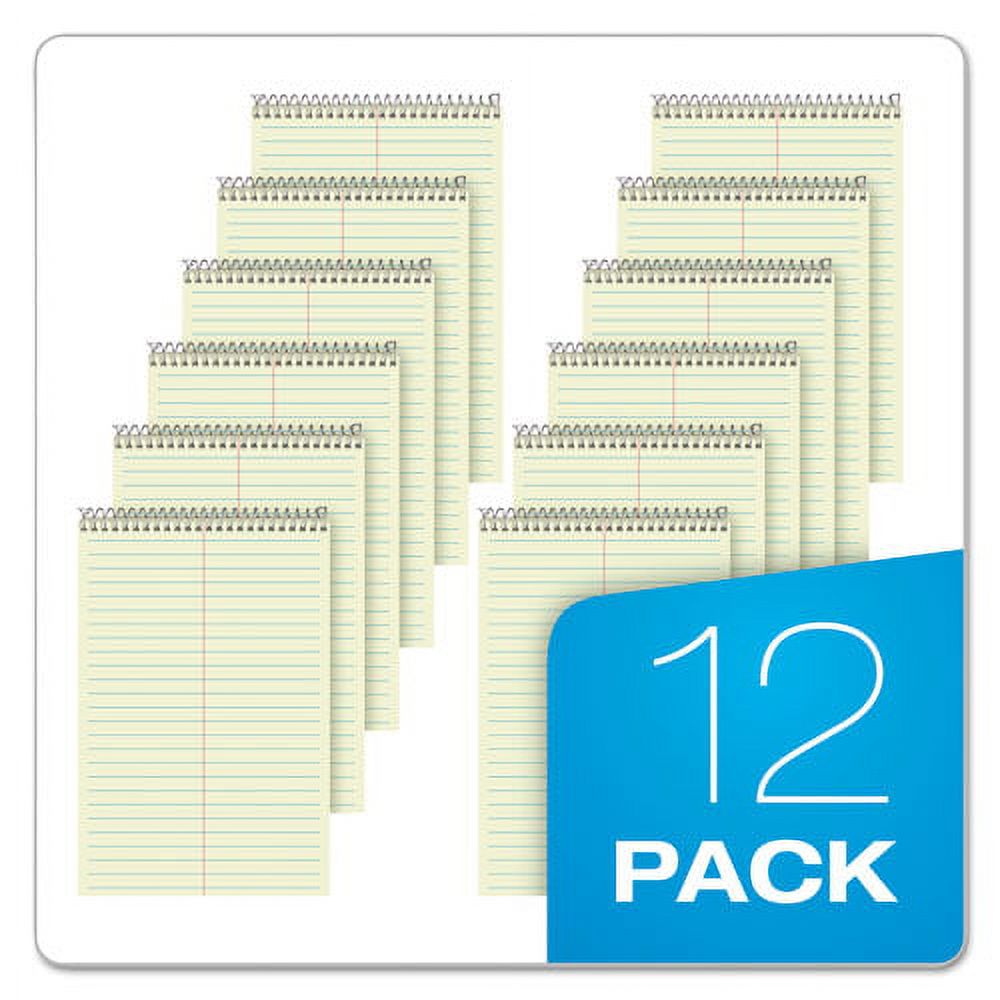 "Steno Pads, Gregg Rule, Tan Cover, 60 Green-Tint 6 X 9 Sheets | Bundle of 10 Each"