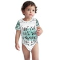 thumbnail image 3 of Balery Not All Who Wander Are Lost1 Pattern Baby Climbing Clothes Infant Bodysuit Cute Infant Bodysuit Baby Romper-9M, 3 of 7