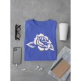 thumbnail image 3 of Vintage Rose Floral Art Tee T-shirt Color Men's, 3 of 4