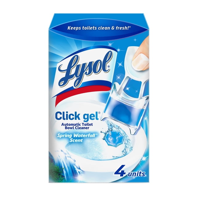 Limpiador para inodoros Lysol Click Gel Ocean Fresh, paquete de 6