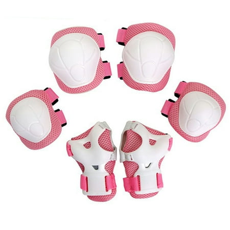 Kids Elbow Knee Pads Wrist Guard Protective Gear for 3-9 Years Old ...