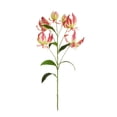 thumbnail image 1 of Simulated Lily Flower Creative Artificial Red Lily Flower Decorative Fake Flower Bouquet for Home Office Decor (Red), 1 of 9