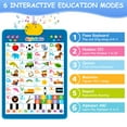 thumbnail image 5 of Electronic Alphabet Wall Chart, Toddler Learning Toys, Educational Toys ABC&123 Preschool Poster, Alphabet Baby Learning Toys, Toys for Ages 2-6, Blue, 5 of 9