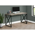 thumbnail image 1 of Monarch Specialties Computer Desk, Home Office, Laptop, Work, Metal, Laminate, Beige, Black, Contemporary, Modern, 1 of 4